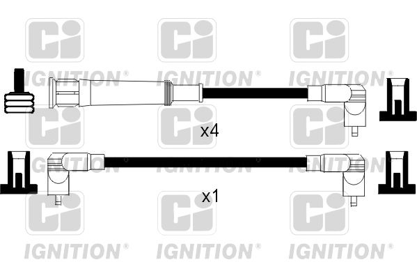 QUINTON HAZELL Комплект проводов зажигания XC767